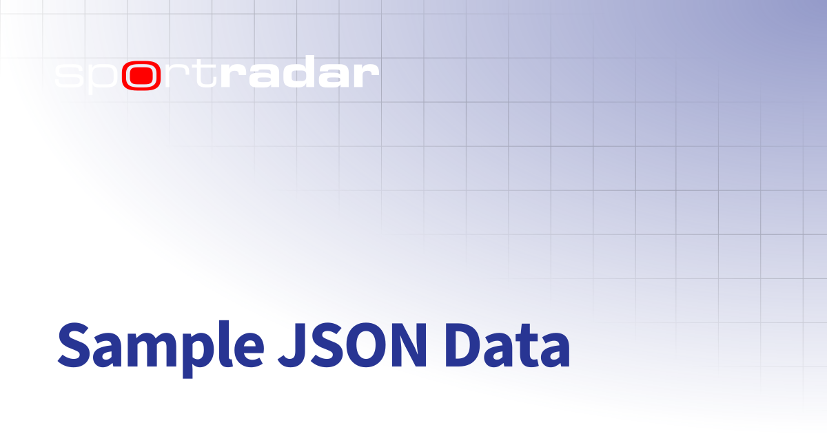 Sample JSON Data | Basketball | Customer Documentation