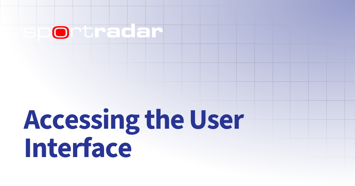 Accessing the User Interface | Insight Tech Services | Customer ...