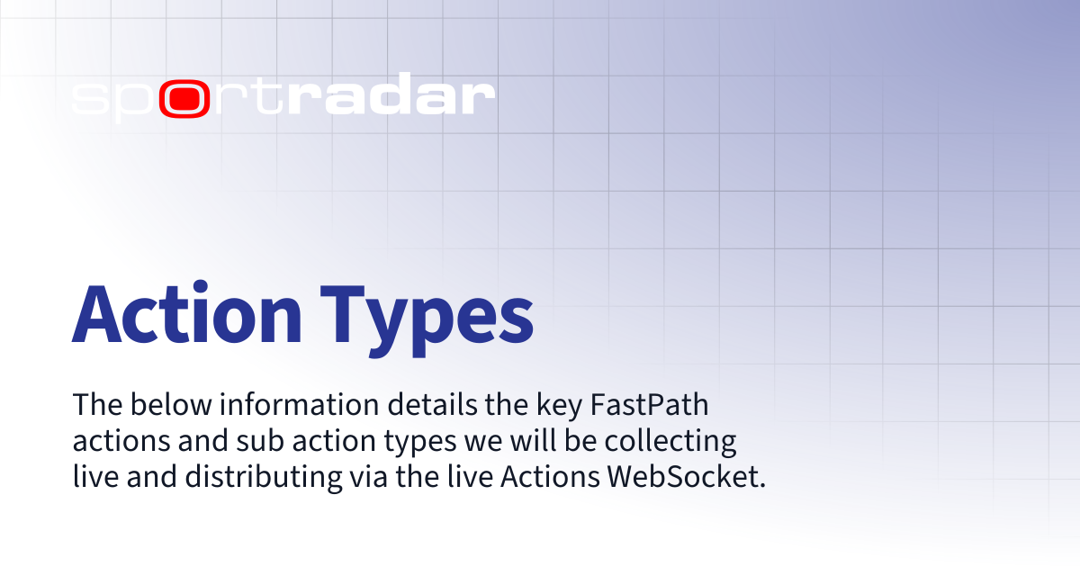 Action Types | Soccer | Customer Documentation